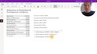 Kalkulation im Handelsbetrieb I Zuschlagssätze und Quoten [upl. by Girhiny281]