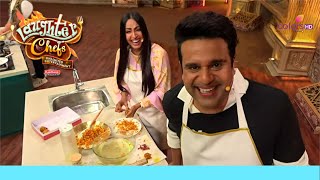 Laughter Chefs Unlimited Entertainment  क्या आप Taste करेंगे Krushna Kashmira के बनाये लड्डू 😳😬 [upl. by Bearce17]