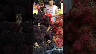 Buah Pulasanfruitcarvingfruitpasarmalamfruityloops amihan2024 [upl. by Nitniuq438]