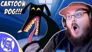 Tapes of Old ▶ CARTOON DOG SONG official song by Kyle Allen Music REACTION [upl. by Hgieleak]