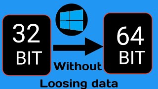 How to convert Windows 10 32 bit to windows 10 64 Bit [upl. by Ennaer]