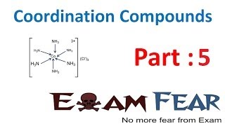 Chemistry Coordination Compounds part 5 Ligands Denticity chelating agents CBSE class 12 XII [upl. by Itnuahsa96]