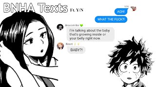 BNHA Texts  MPGIS PREGNANT Lyric Prank Ft YN  Todoroki x YN [upl. by Aisatsana217]