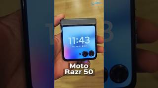 Moto Razr 50 features  Latest flip smartphone in just Rs50000 [upl. by Linus209]