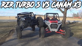 Polaris RZR Turbo S VS Can Am X3 [upl. by Suiram]