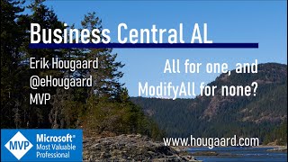 All for one and ModifyAll for none in AL and Business Central [upl. by Rodina]