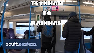 SOUTHEASTERN TRAIN JOURNEY  Teynham to Rainham [upl. by Mlohsihc707]