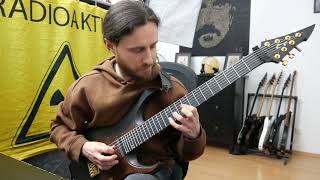 Fleshgod Apocalypse  Gravity Guitar Solo Cover [upl. by Antonetta]