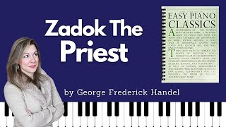 Zadok The Priest Handel Easy Piano Classics  Book One [upl. by Borlase]