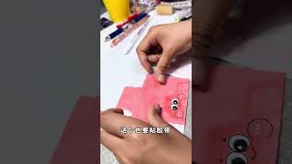 海绵宝宝变脸小手工 儿童手工 海绵宝宝 手工diy 阿诗的日常 diy [upl. by Adria]