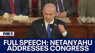 FULL SPEECH Israeli Prime Minister Benjamin Netanyahu makes address to Congress [upl. by Osbert277]