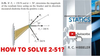 251 hibbeler statics chapter 2  hibbeler statics  hibbeler [upl. by Rosalba]