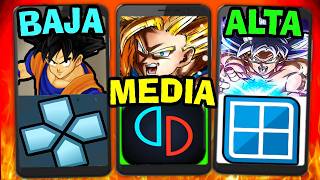 TODOS los DRAGON BALL en ANDROID SEGÚN TU GAMA Desde los CLÁSICOS hasta SPARKING ZERO [upl. by Aitnahc]