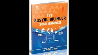 Apotemi Yayınları TYT Sosyal Bilimler Soru Bankası [upl. by Anaert]