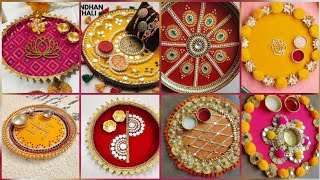 Rakshabandhan Thali Decor IdeasPooja Thali DecorationAarti Thali Decoration [upl. by Heddi842]