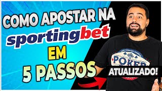 COMO APOSTAR NA SPORTINGBET  TUTORIAL COMPLETO PARA INICIANTES ATUALIZADO 2023 [upl. by Anwahsak797]