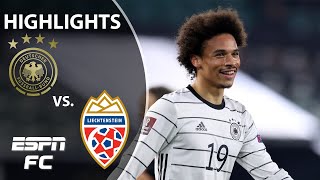 Leroy Sane shines as Germany crushes 10man Liechtenstein  WCQ Highlights  ESPN FC [upl. by Freddi860]