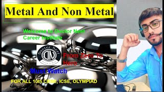 Metal And Non Metal L1 RupeshKumarDrNeet1 cbseicseeducationbiharstudyupsciencechemistry [upl. by Norby]