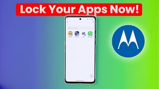 How to ENABLE App Lock on Moto Edge 40 Neo in SECONDS Telugu [upl. by Alamap]