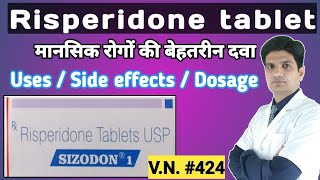 Risperidone tablet  Risperidone tablets 2mg  Risperidone tablets 2mg in hindi  Sizoodon tablet [upl. by Nairim]