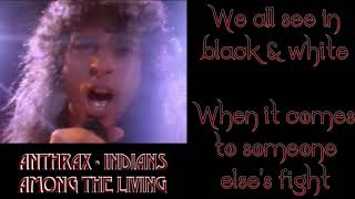 Anthrax  Indians lyrics [upl. by Carper]