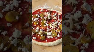 Einfaches PizzaRezept in 25 Sekunden 🍕 rezeptideen kochen [upl. by Glori659]