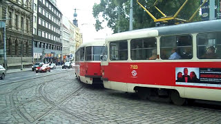 Pragues Tramway of 2011 Czech Republic  Tramvaje v Praze [upl. by Normie919]