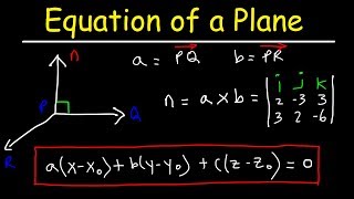 How To Find The Equation of a Plane Given Three Points [upl. by Allisirp]