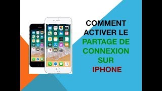 Comment activer le partage de connexion sur iPhone [upl. by Voltmer261]