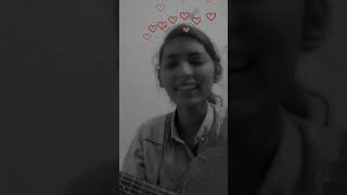 Tenu Mai Manawa ✨🙂 kirmalyounas short Guitar Cover covermusic voicetutorial vocalvoice [upl. by Reivax]