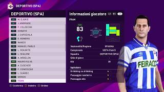 eFootball PES 2020 PS4  DEPORTIVO LA CORUÑA CLASSIC ALL TIME XI 83100 [upl. by Alesandrini]