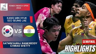 Kang Seo KOR vs RankireddyShetty IND  SF  Frence Open 2024 [upl. by Ahsiekin]