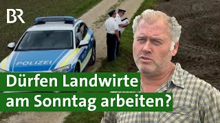 Aussaat oder Bodenbearbeitung Dürfen Landwirte am Feiertag und sonntags arbeiten  Unser Land  BR [upl. by Sucerdor164]