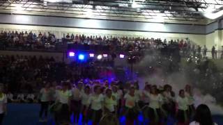 Guyer High School 80s PepRally Cheer Performance [upl. by Gilroy650]