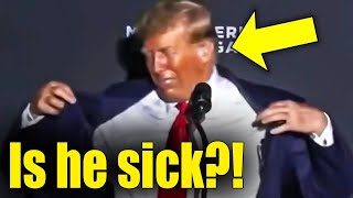 YIKES Trumps Makeup MELTS OFF HIS FACE as Speech UNRAVELS [upl. by Ferren965]