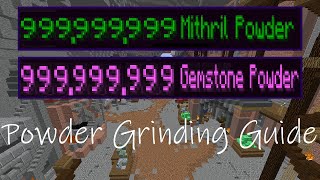 The ULTIMATE Mithril and Gemstone Powder Grinding Method in Hypixel Skyblock [upl. by Haven824]