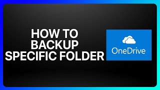 How To Backup Specific Folder In OneDrive Tutorial [upl. by Acissaj]