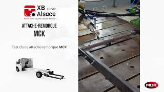 Tests de lattelage MCK Sawiko France  XB Alsace [upl. by Ayamat]