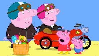 Granny and Grandpa Pigss Motorbike 🏍️  Peppa Pig Official Full Episodes [upl. by Mignonne366]