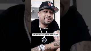 Iverson talks about Crossing Michael Jordan michaeljordan alleniverson nba [upl. by Alisander]