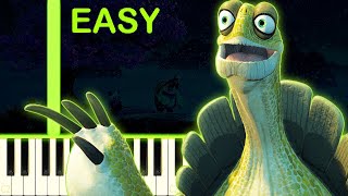 OOGWAY ASCENDS  KUNG FU PANDA  EASY Piano Tutorial [upl. by Kolivas206]