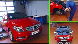 MercedesBenz Motor ausbauen  CLA GLA AKlasse BKlasse  Schritt für Schritt Anleitung [upl. by Entroc]