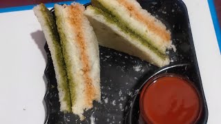 Tricolour sandwich cafe style Republic day🇮🇳 special simplest sandwich recipe Chutney sandwich [upl. by Onairda194]