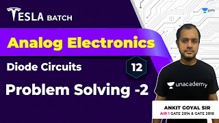 Problems from Analog Electronics  Diode Circuits  Lec 12  Analog Electronics  GATE 2021 Exam [upl. by Lisha4]