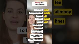 Money Has Different Names  Vocabulary Lesson shrots learn vocabuaryimprove [upl. by Laitselec957]