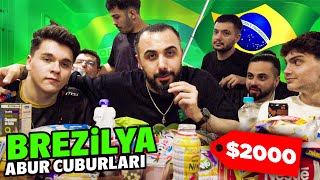 EKİPLE BREZİLYA ABUR CUBURLARINI DENEDİK 😱 2000 DOLARLIK YİYECEK [upl. by Necyrb]