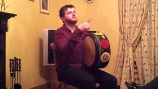 Bodhran beats to happy jig [upl. by Rosaline]