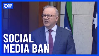 Australian Government To Ban Social Media For Under 16s  10 News First [upl. by Mannuela]