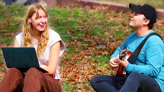 FREESTYLE SERENADING UNIVERSITY OF ARIZONA GiRLS [upl. by Oiramej]