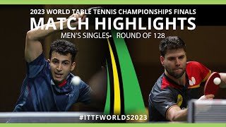 Dimitrij Ovtcharov vs Can Akkuzu  MS R128  2023 ITTF World Table Tennis Championships Finals [upl. by Orlanta]